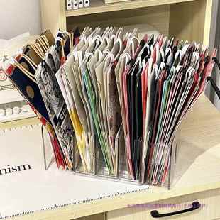 纸袋怎么收纳?收纳筐收集袋神器牛皮纸袋收纳盒包装袋置物架家用