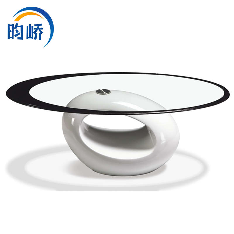 Dubai Coffee Table迪拜茶几 简约现代客厅钢化玻璃椭圆形茶桌