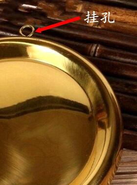 纯铜镜反射凸镜聚气纳福凹镜挂件门口阳台窗户结婚乔迁小镜子摆件