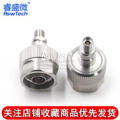 毫米波转接器 N/2.92-JKG不锈钢射频测试头 N公转2.92MM母 DC-18G