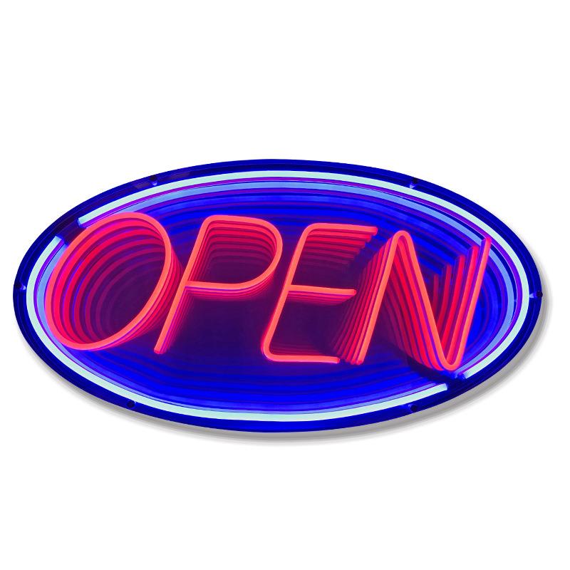 电商led霓虹灯发光字广告牌创意灯酒吧open灯牌装饰灯外贸