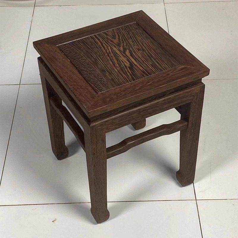 鸡翅木方凳实木餐桌凳矮凳红木凳子板凳家用凳子客厅凳中式木头凳