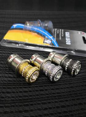热销车载点烟器 钻石点烟头12V车用发热器汽车用品个性带钻点烟头