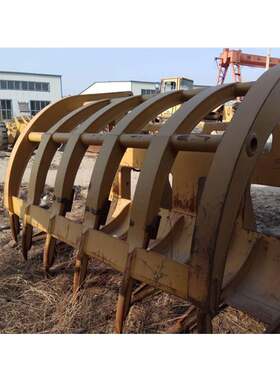 销售二手装载机抓木器 托叉 铲车拆车件 制作全新铲车异型属具