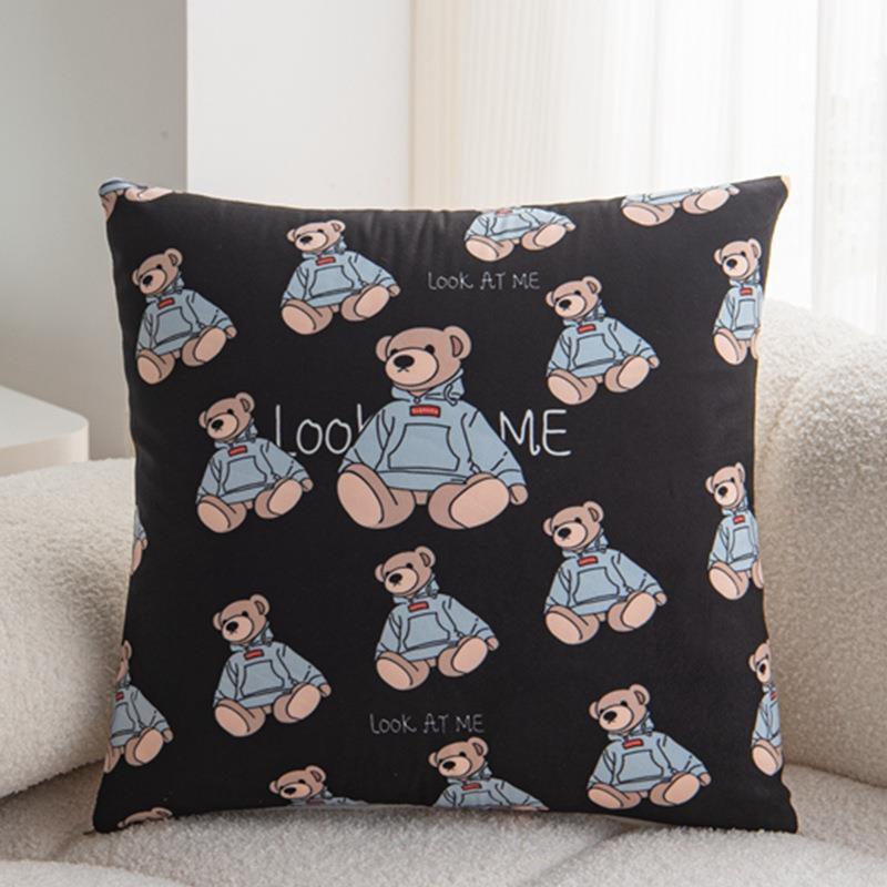 单个套子0x50抱枕套不含芯40x40cm靠垫套668545x6色5x0绿5正方形