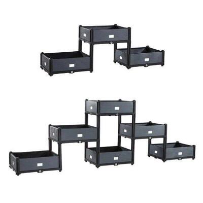 Tiered Planter Box Plant Container with Drainage Hole