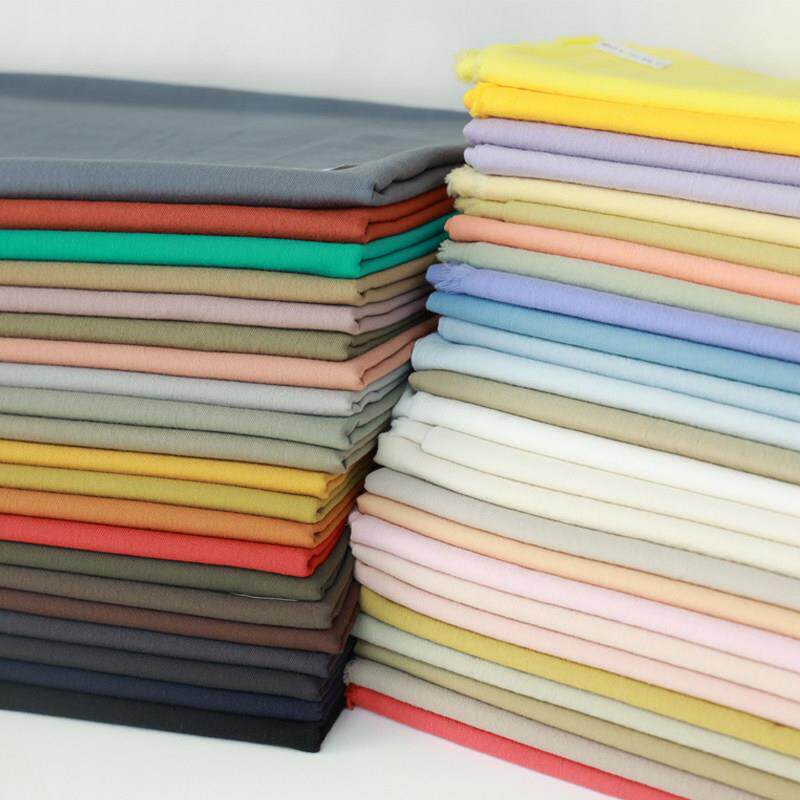 韩国布料进口40支水洗棉超软斜纹棉家居手工DIY服装童装宽幅150cm