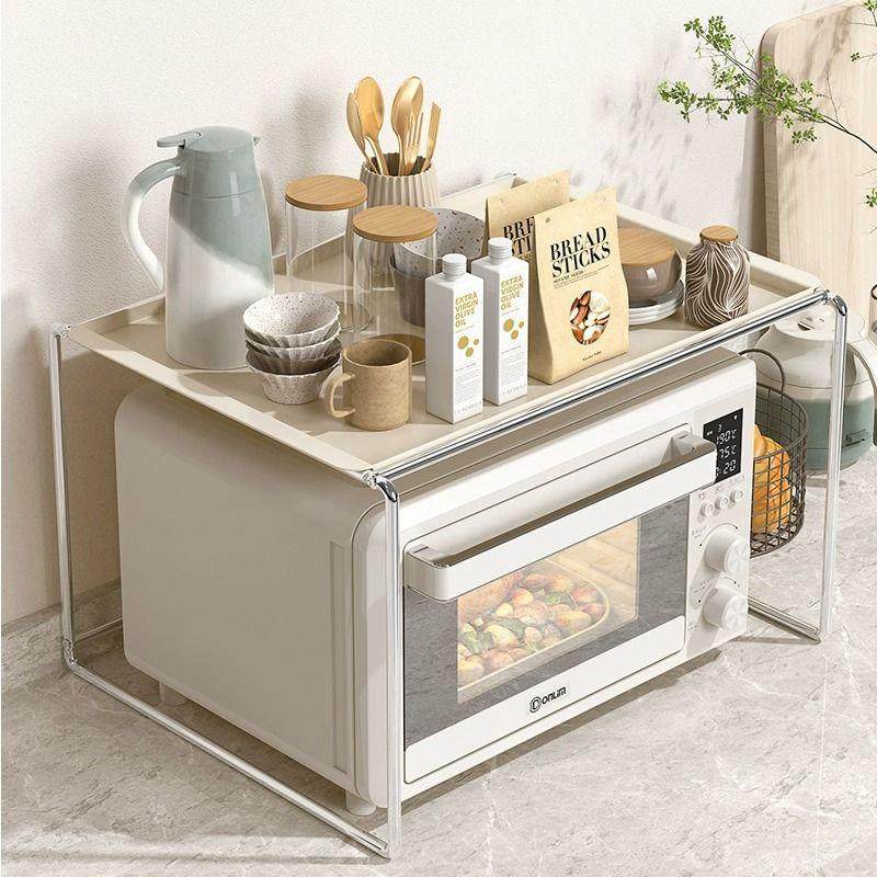 家用收纳架微波炉置物架多功能家用分层电饭煲锅具厨房烤箱加厚,厨房/烹饪用具,微波炉置物架,淘宝优惠券,粉丝福利购,淘宝优惠卷