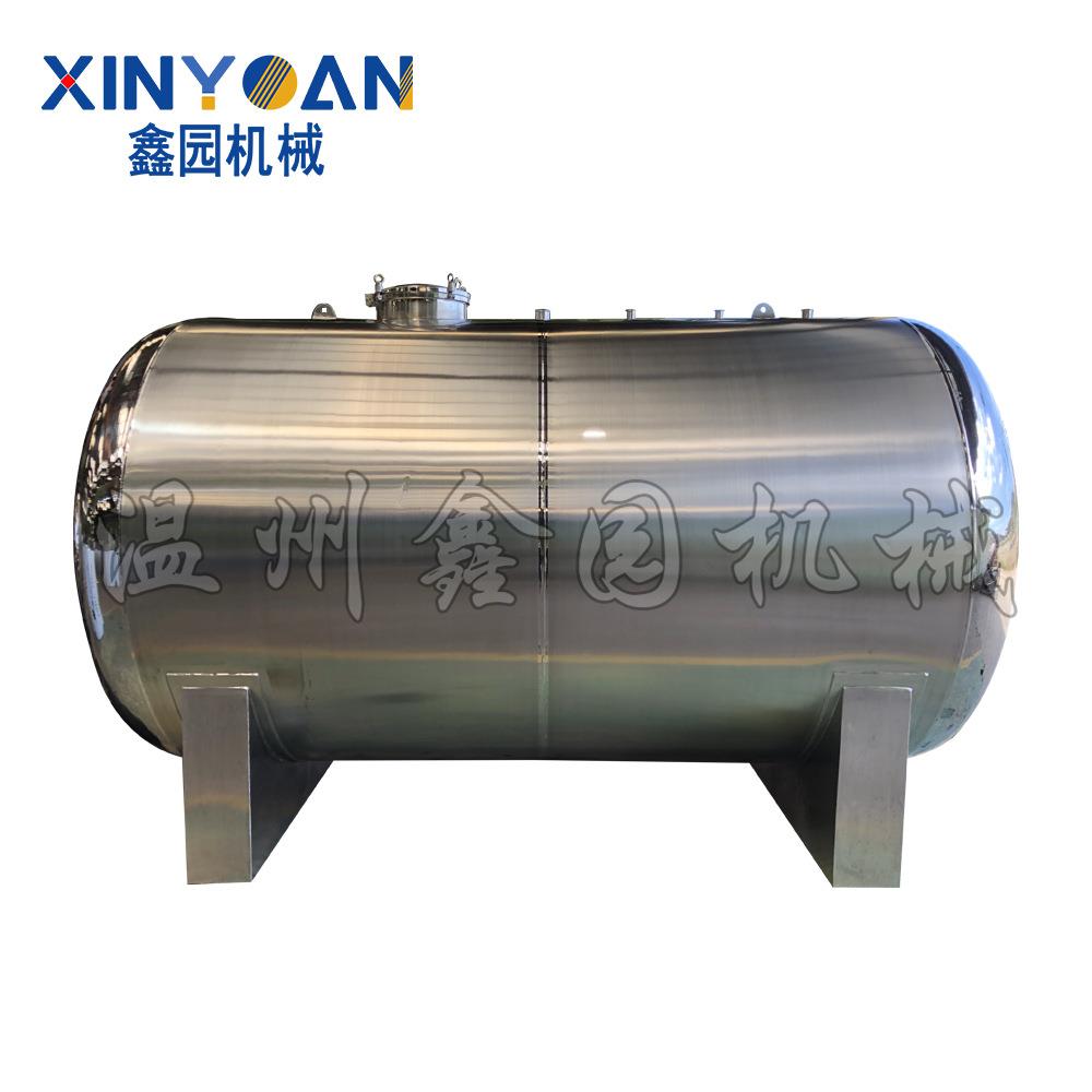 加工定做10T不锈钢卧式储罐/埋地罐卫生级卧式不锈钢储水罐/地罐图片
