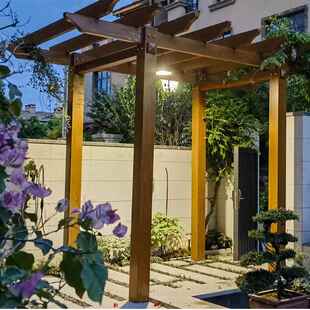 外太阳能户吊灯庭院阳台顶楼凉JOY亭廊照明灯壁家用农村超灯走亮