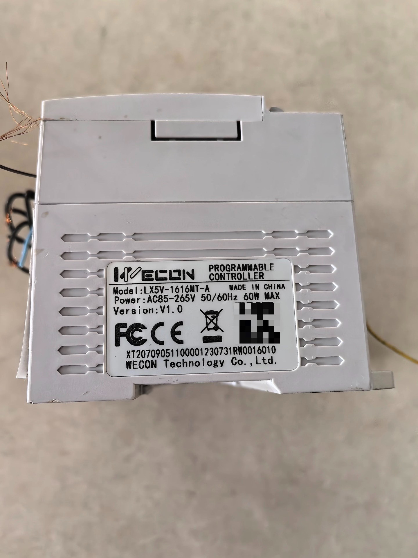 维控PLC模块LX5V-1616MT-A，原装拆机，实物拍摄