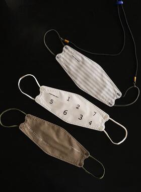 Moyu in Style一次性立体免化妆面膜，防护，防尘，透气，独立包