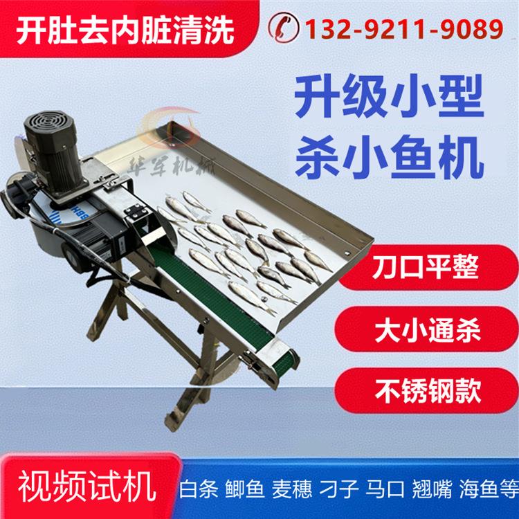 全自动杀小鱼机家用小型小白条杀鱼机小鱼开肚去内脏机宰杀剖鱼机