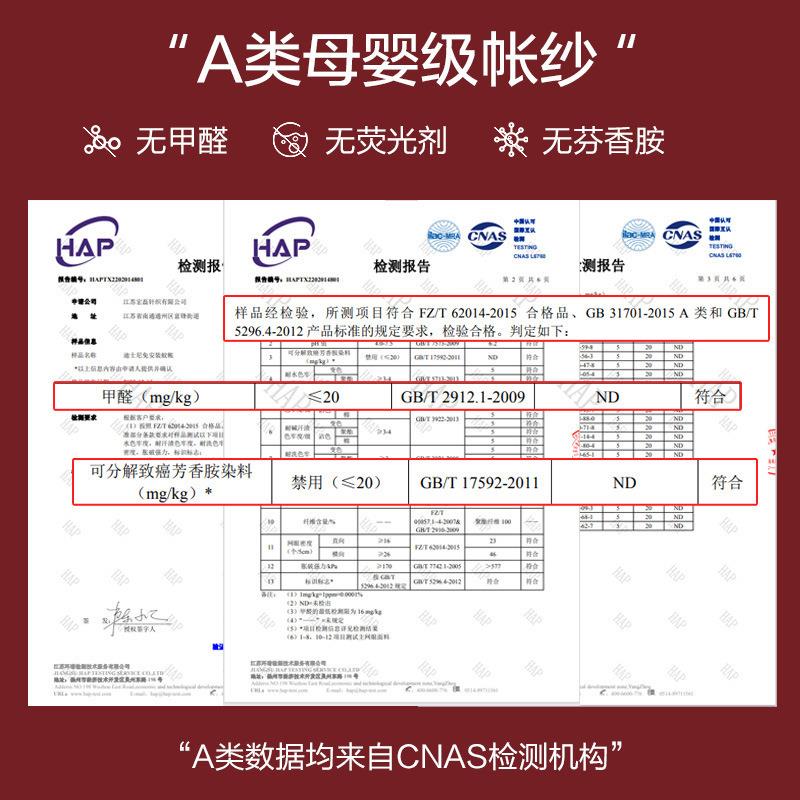 2025床笠式方顶防摔蚊帐三开门拉链坐床纹帐家用儿童防坠文帐