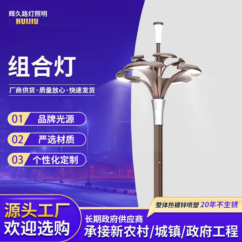 户外玉兰灯综合灯灯中式复古灯带照明中华灯led灯路灯灯防水