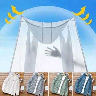 Sun Protection Jacket Men Light Thin Ultra Breathable Summer