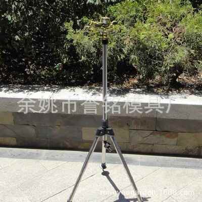 绿化草坪喷喷头浇水工具花园别钢墅灌WTU庭院不锈三水角支架锌鸟