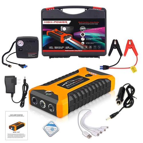 汽车应急启动电源12Vjump starter 汽车应急电源汽车搭电宝充气泵