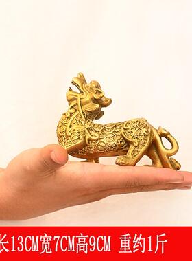 高档关铜貔貅摆件一铜对貔貅司皮丘家用家居玄公店铺办公室开业礼