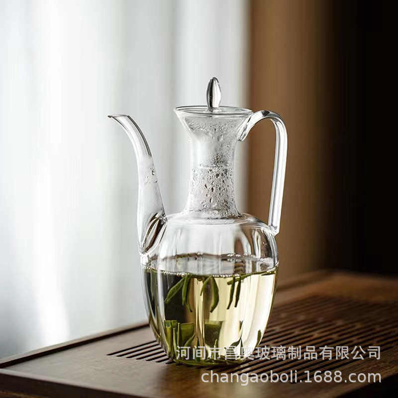 围炉煮茶壶高硼硅仿宋手执壶复古贵妃壶大容量泡茶壶新创意绿茶壶,餐饮具,茶壶,淘宝优惠券,粉丝福利购,淘宝优惠卷