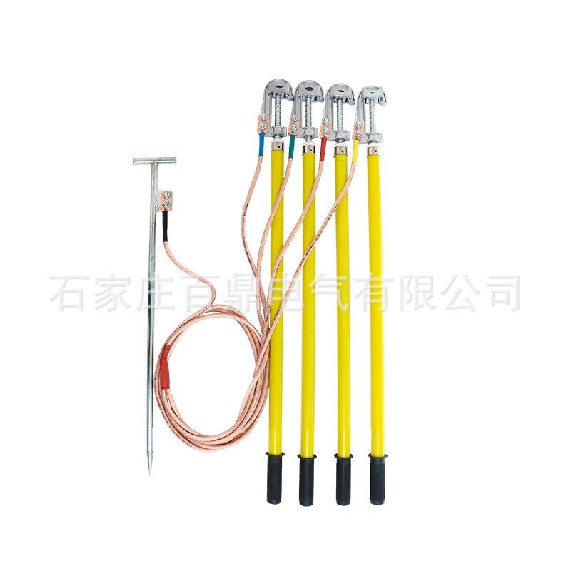 JDX圆口螺旋接地棒220kv-35kv-10kv-110kv接地线装置百鼎猴头线夹