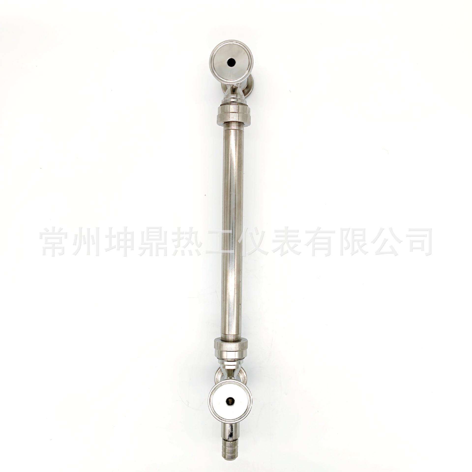 不锈钢液位计，卫生卡盘式不锈钢玻璃管液位计，玻璃管液位计