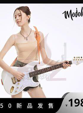魔捷尼尔M363ojolnir电吉他初学女生M者50新手入门业摇滚专级单摇