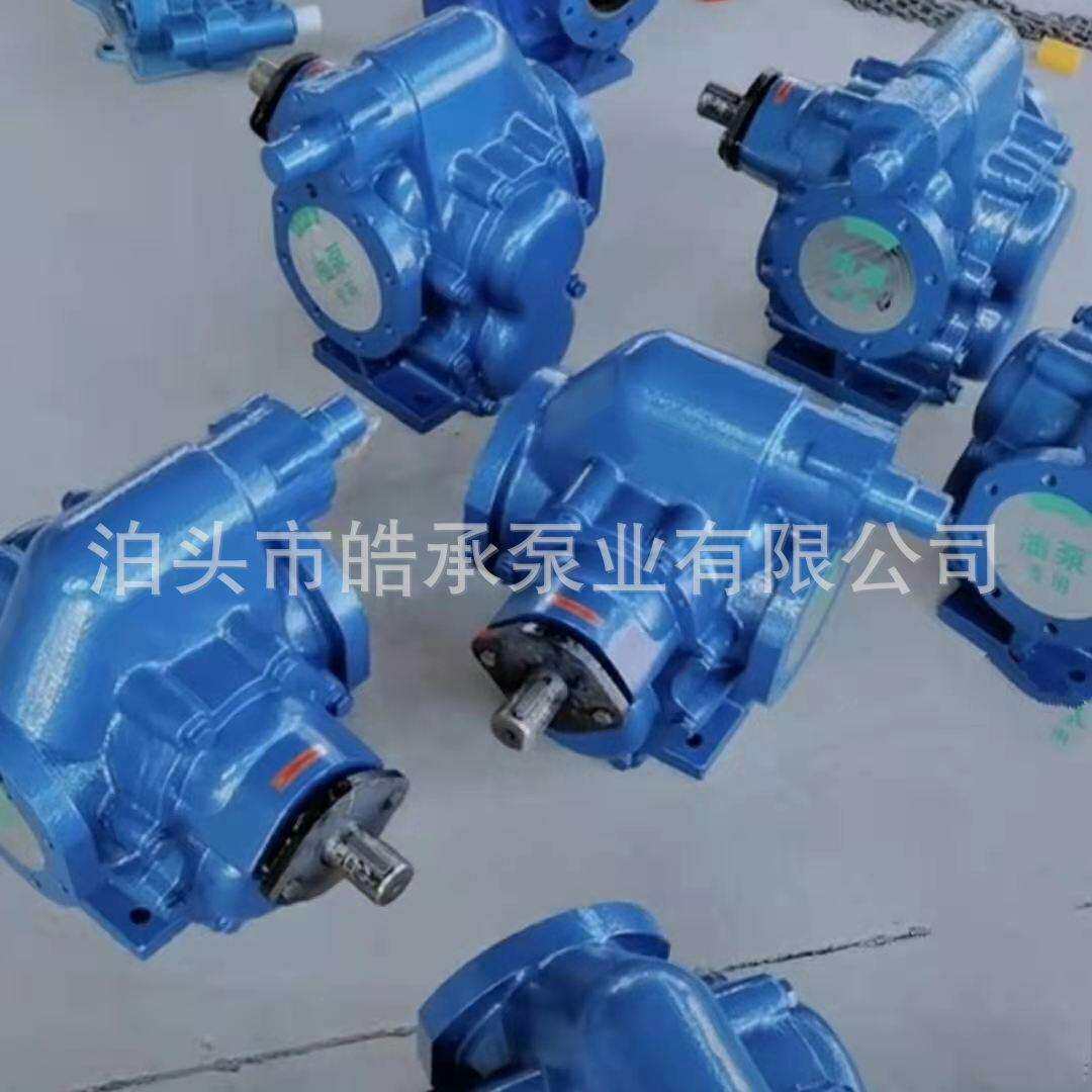 KCB齿轮油泵铸铁泵头耐高温高粘度自吸液压可防爆电机水泵齿轮泵