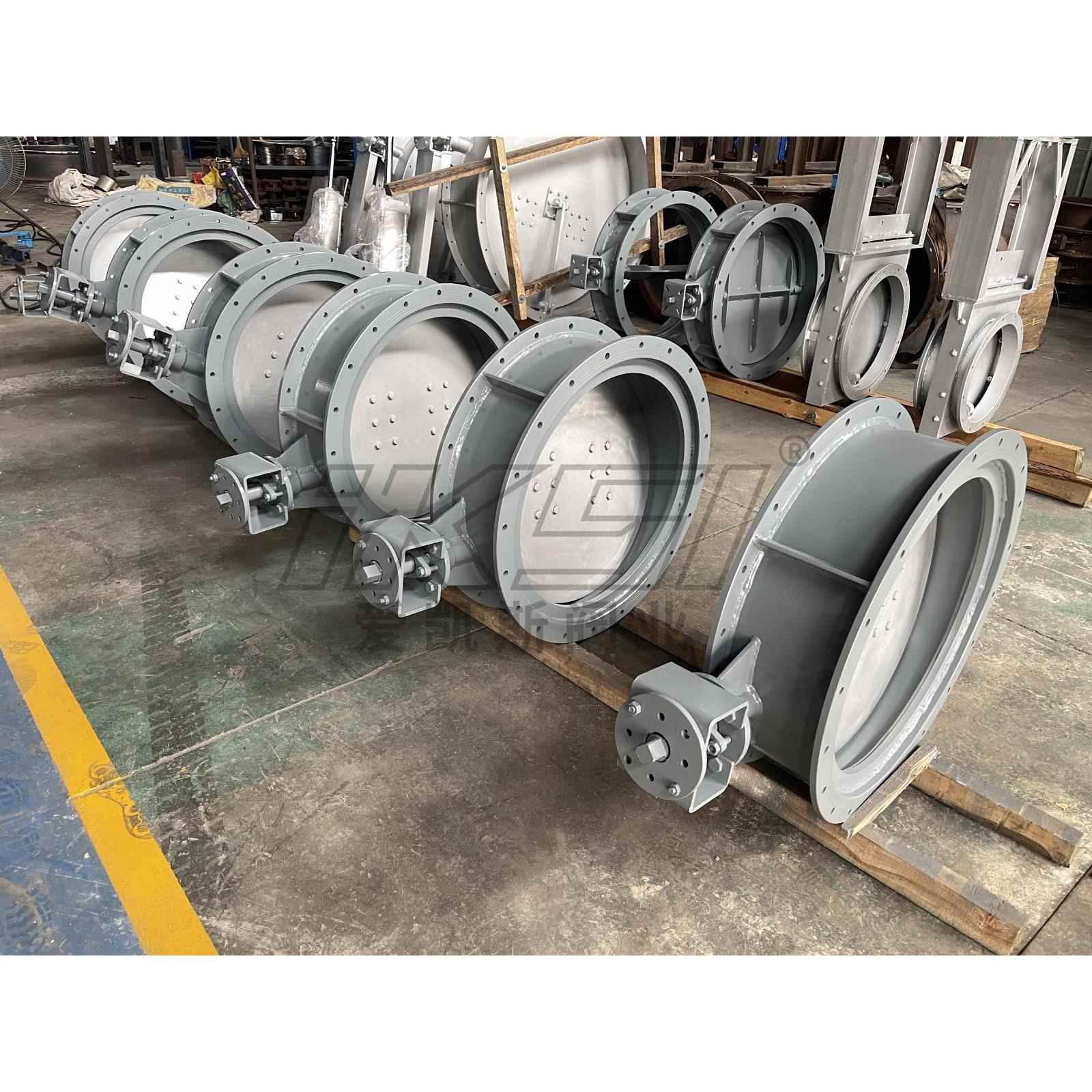 手动零泄露通风蝶阀D342X-2.5C气动电动无泄漏 碳钢不锈钢通风阀