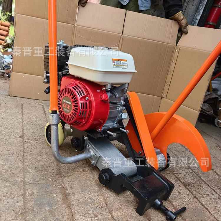 电铁路用.58KW内锯轨机铁路钢轨切割机多功能动齐全燃锯轨机
