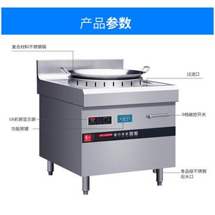 GTJ12饼机煎包煎饼机 商水饺机用电磁煎包炉餐厅食堂煎包锅煎烙ZS