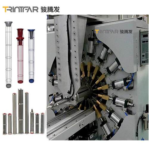 骏腾发定制除尘滤袋笼骨架焊接设备自动多头滤网除尘骨架