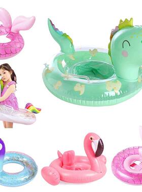 Baby Pool Float Dinosaur Swim Ring Inflatable Flamingo Swimm
