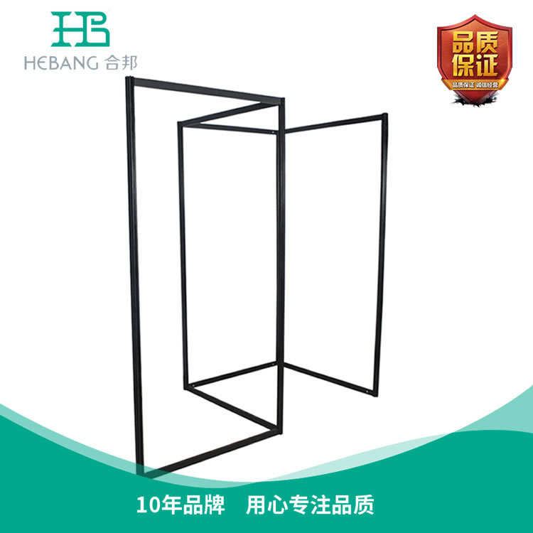 合邦厂家可移动书画展板铝合金户外美术字画作品展八棱柱书画展架