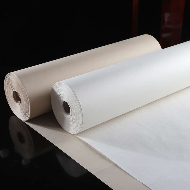 加厚书法国画长卷宣纸120/130/140cm*100米生宣工笔熟宣半生半熟