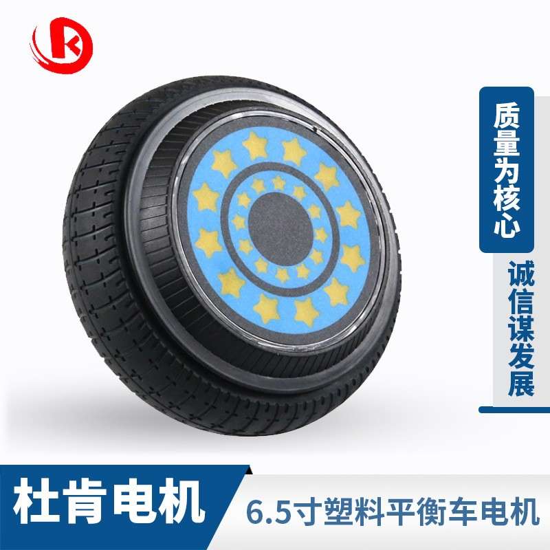 两轮平衡车轮子扭扭车通用6.5寸塑料动力马达驱动无刷直流电机