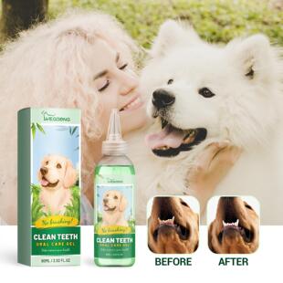 Yegbong Pet Fresh Breath Teeth Cleaning Gel for Dogs and Cat