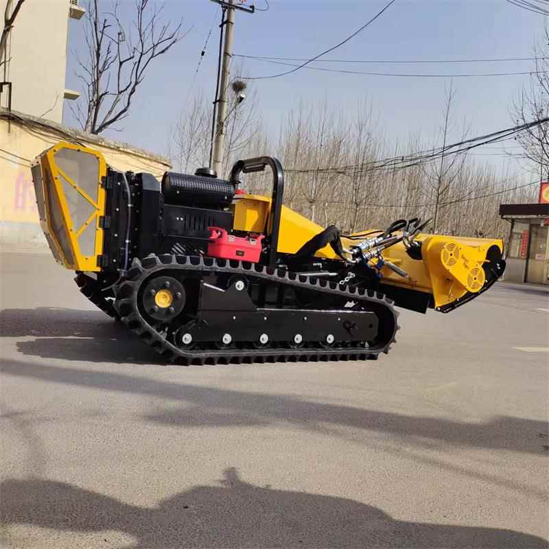 40马力全地形液压遥控割草机多能功林地开荒机  斜VUG坡式堤坝除