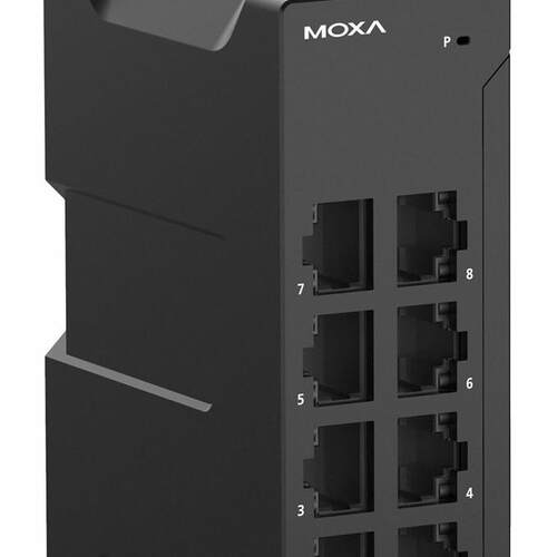 MOXA EDS-108S 8口交换机 百兆非网管