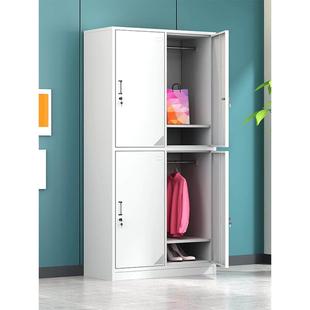 需定制更衣柜二门铁皮员工储物柜医院护士站带锁学生宿舍柜子两门