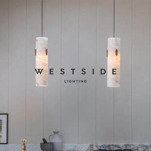 中山工厂直销Westside新中式西班牙天然云石餐厅灯单头吧台岛台卧