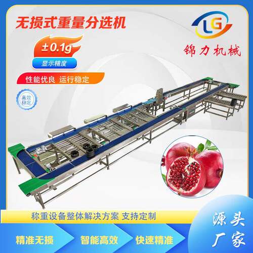 无损式重量分选机秋月梨雪梨哈密瓜智能分选重量分级