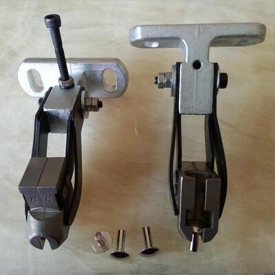 铆钉机鸭嘴半空心钉夹嘴铆钉夹嘴直供各种规格东莞鸿杰智能