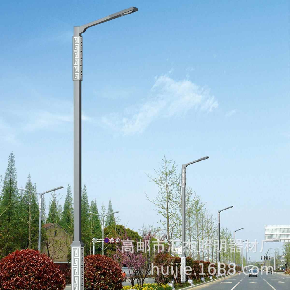 单臂太阳道灯led太能阳能路灯leUHLd太阳能路路灯灯头厂家