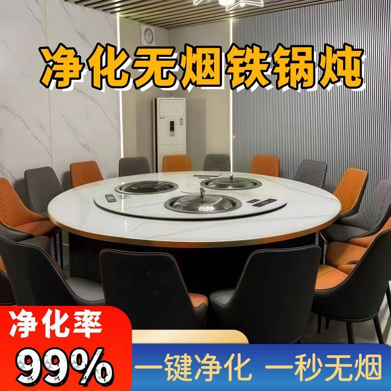 饭店双锅铁锅炖灶台桌地锅鸡专用灶柴火鸡灶台燃气三锅地锅炖灶台
