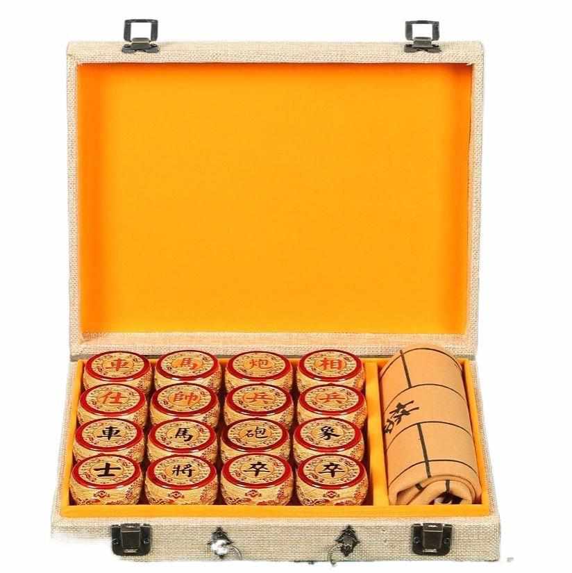 金丝楠木九龙土豪金中国象棋 小叶桢楠直播货源