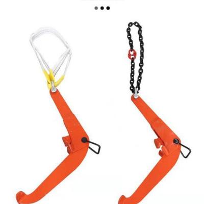 油桶叉吊钩双链夹铁桶塑料桶两车装卸起用重吊子RYM钳卸桶抓桶垒