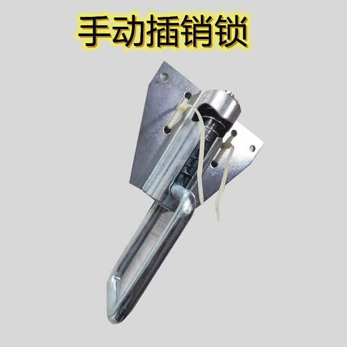 工业滑升门卷帘车库门手动插销锁遥控翻板车库门配件图片