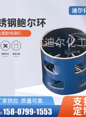 真空精馏塔用金属鲍尔环填料 不锈钢鲍尔环 金属散堆填料