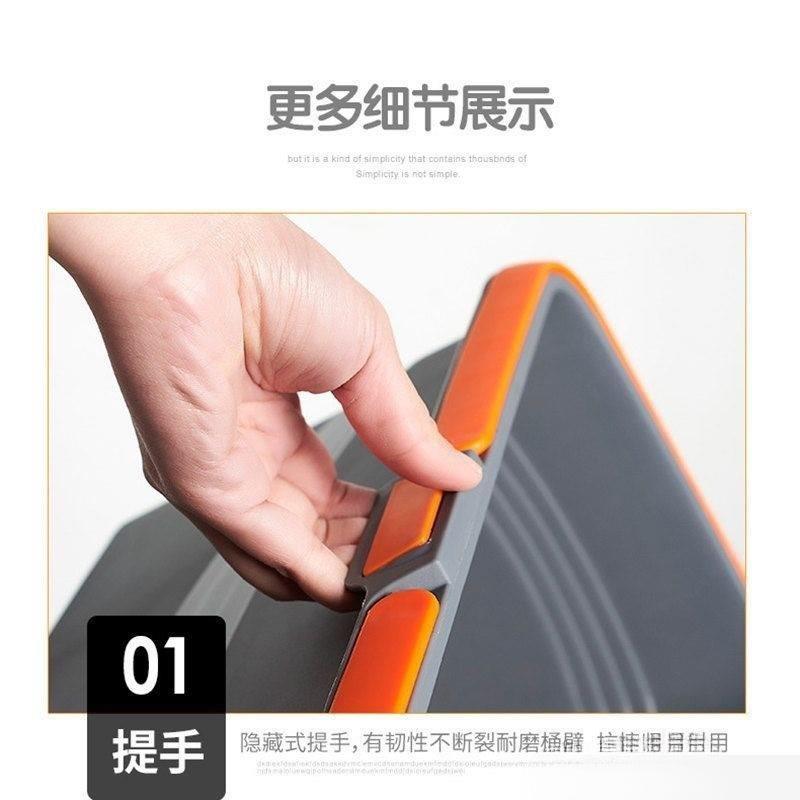 新款塑料拖把池带下水 简易洗拖把盆塑料卫生间长方形手提家用大